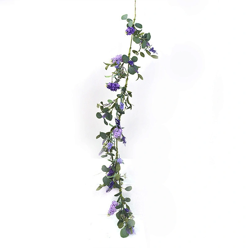 New Design Luxury Hand Wrapped artificial Spring Floral Garland Handy Carfts Lilac Garland