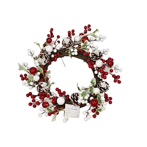 Made In China 2020 Popular Luxury Christmas Wreath Ornaments