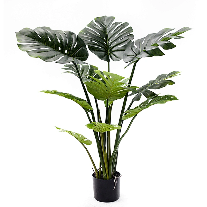 New Products Artificial Plant Simulation Green MONSTERA Curvature Monstera Plant