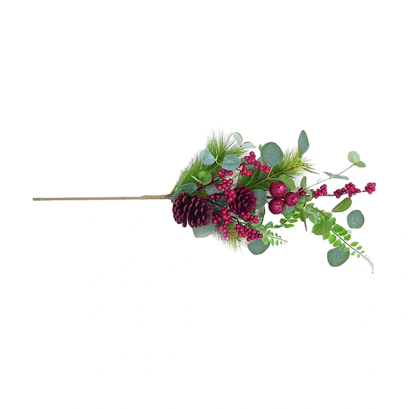 China Manufacturer Natural Christmas Artificial Flowers Wreaths