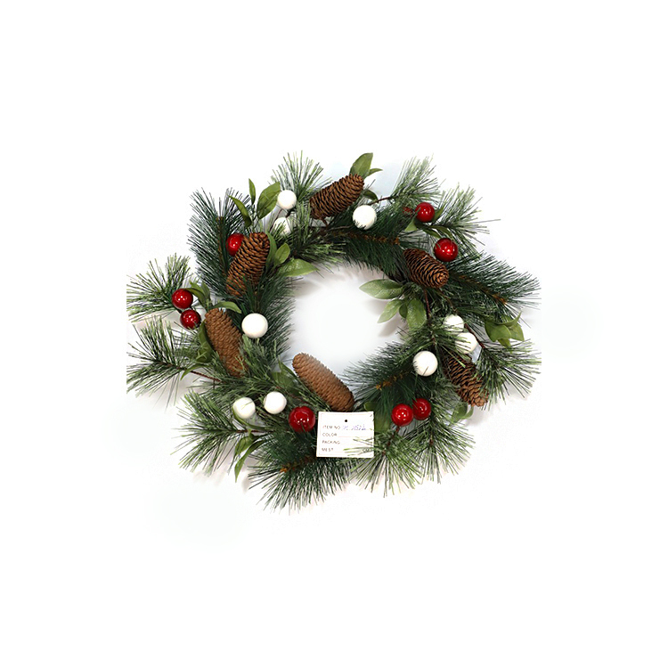 Cheap Price Front Door Decoration Artificial Fower Halloween Christmas Wreath