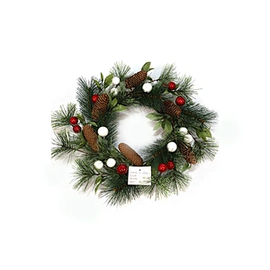 Cheap Price Front Door Decoration Artificial Fower Halloween Christmas Wreath