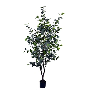 180cm 6 Feet Ficus Bonsai Artificial Eucalyptus Tree For Outdoor Real Estate Hotel Restaurant Decoration Items