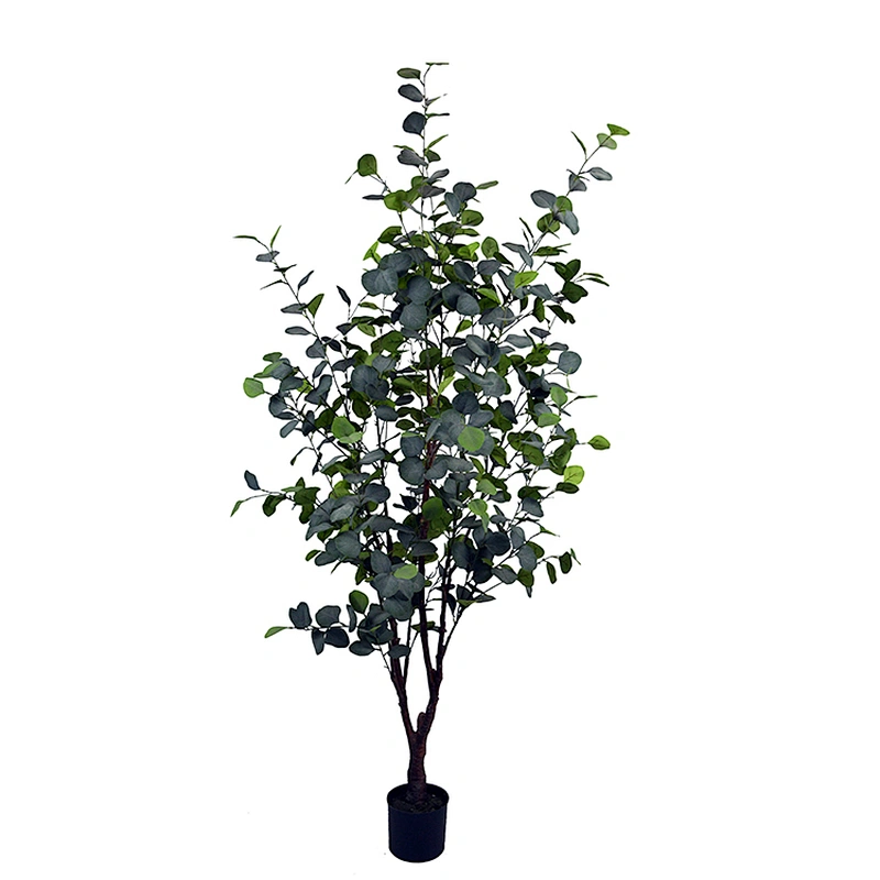 180cm 6 Feet Ficus Bonsai Artificial Eucalyptus Tree For Outdoor Real Estate Hotel Restaurant Decoration Items