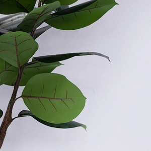 Most Popular Factory Supply artificial rubber plant real touch artificial greenery rubber for sale