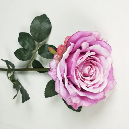SIKYWAY:Hot sale Artificial silk rose single flowers spray for wedding home decoration spray 1001-2#FGMG-1T