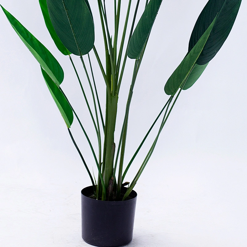 Factory price artificial strelitzia home decortion beautiful fabric artificial strelitzia for sale