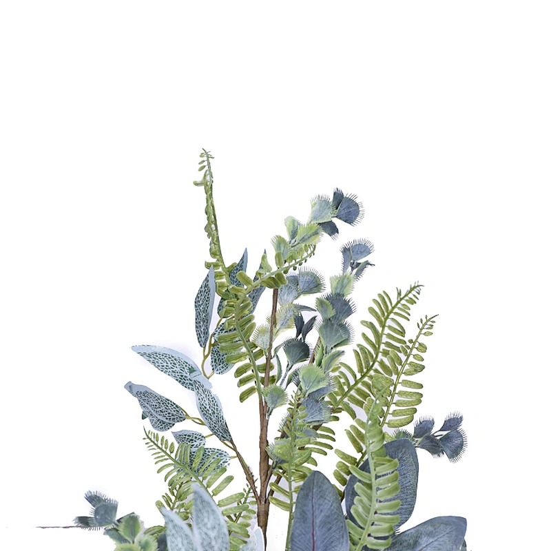 Artifical Real Touch Spring Greenery Teardrop Ornamental Hand wrapped Eucalyptus teardrop