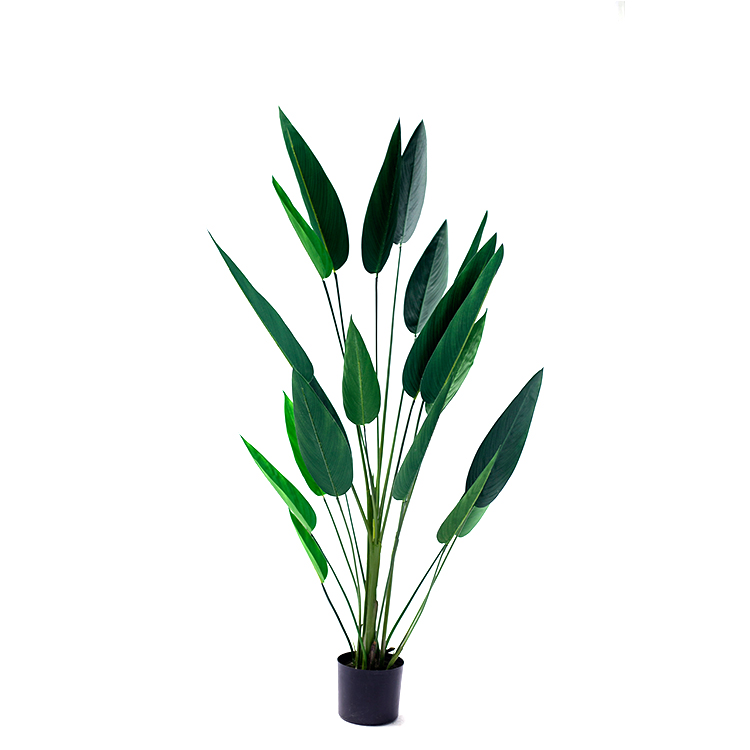 Factory Price Indoor Foliage Plant Strelitzia Artificial Strelitzia Tree For Sale Home Decoration