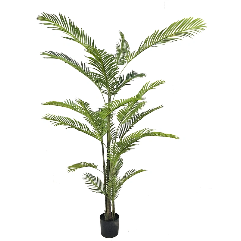 Cheap Artificial Chrysalidocarpus Lutescens Areca Palm Green Plant Dypsis Lutescens Areca Palm