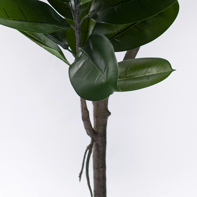 wholesale new design artificial rubber plant artificial big rubber trees for hotel