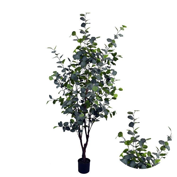 Garden Artificial eucalyptus plant home used comfortable artificial eucalyptus bonsai plant for outdoor