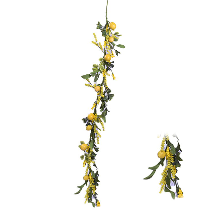 Hand Wrapped decoration simulation Garland artifical plant Spring Flower Lemon Garland