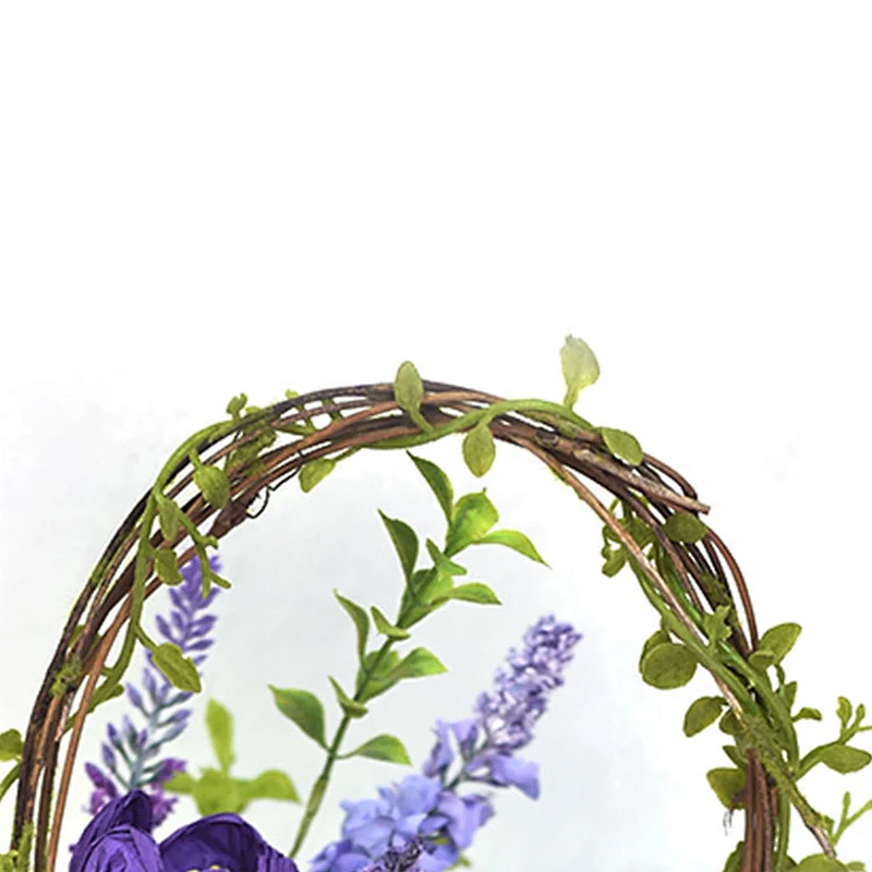Made In China Artificial Decorative Bird Nest Easter Craft Egg With Tulip Bird Nest