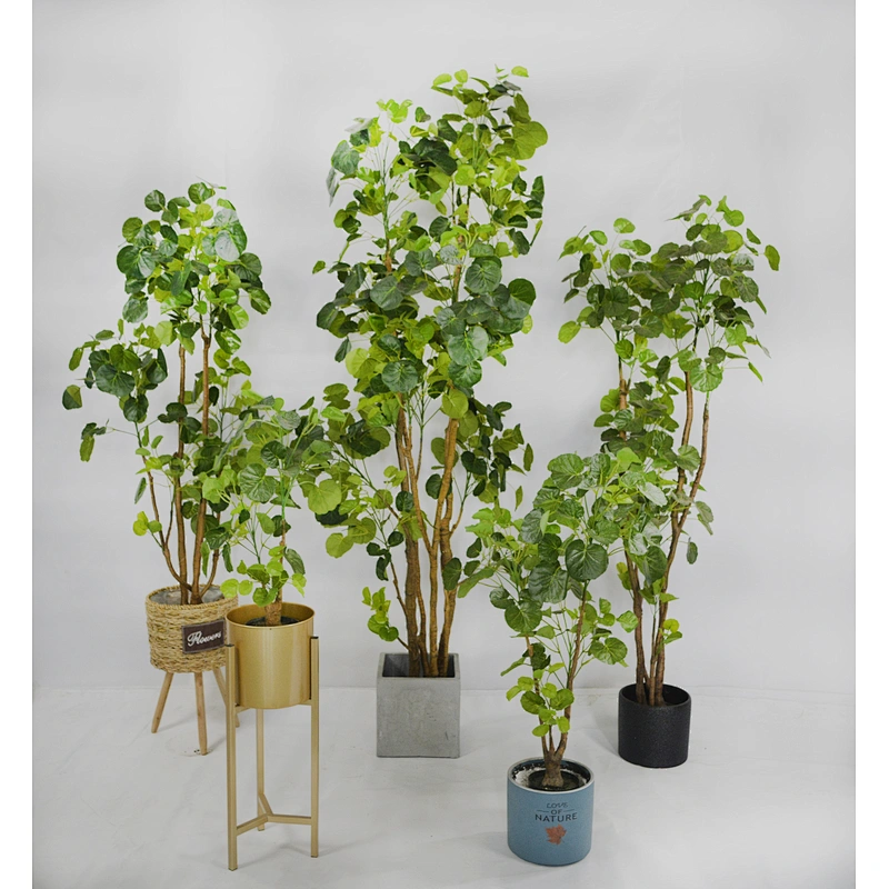 Home Decoration Used Comfortable Artificial Bonsai Plants And Trees Foliage For Sale, New Design Artificial Leaves