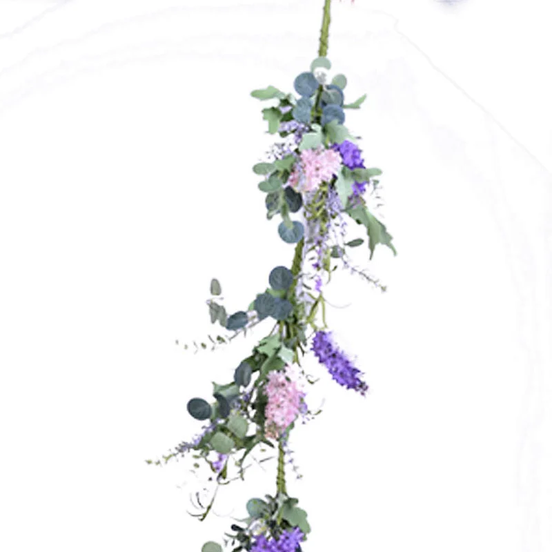 Hand Wrapped decoration simulation Garland artificial spring Floral Garland for home decoration