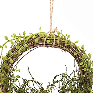 Personalized Egg Decoration Wreath Hand Wrapped Spring Floral Decorative Flowers Wreaths