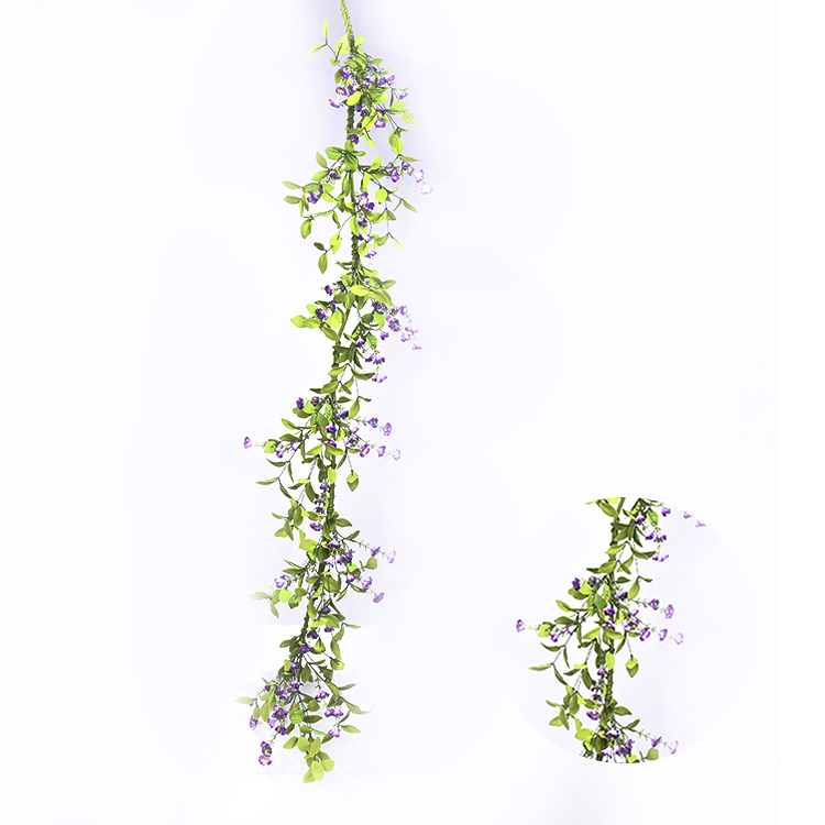 Real Touch personalized spring artifical plant Garland Luxury Wild Flower Garland decorations
