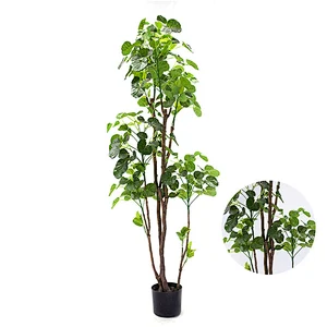 Factory price outdoor fabric artificial evergreen trees plant artificial greenery plant for home