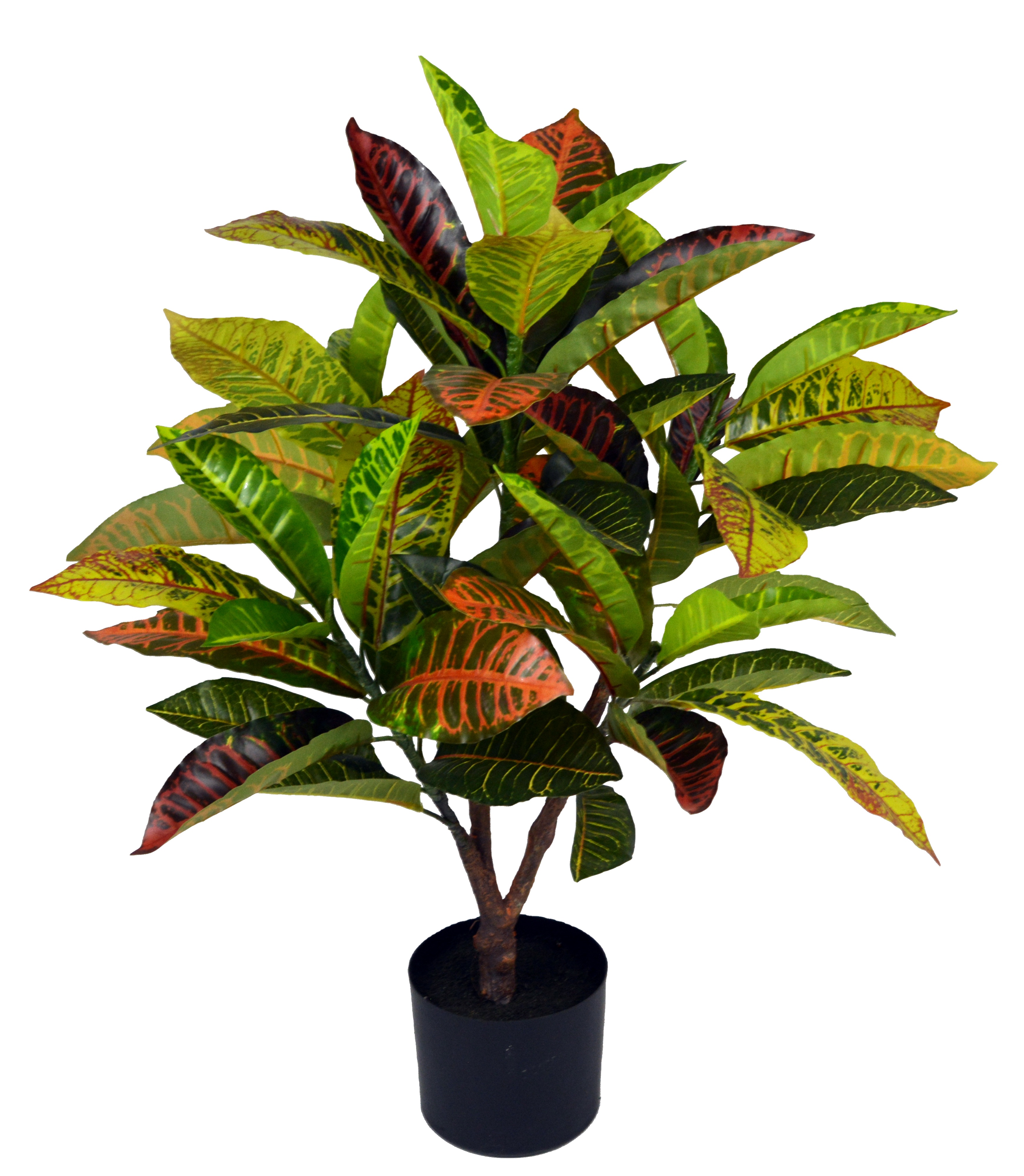 New design Codiaeum variegatum Plant High Quality Wholesale Artificial Leaves Codiaeum variegatum Plant For Sale
