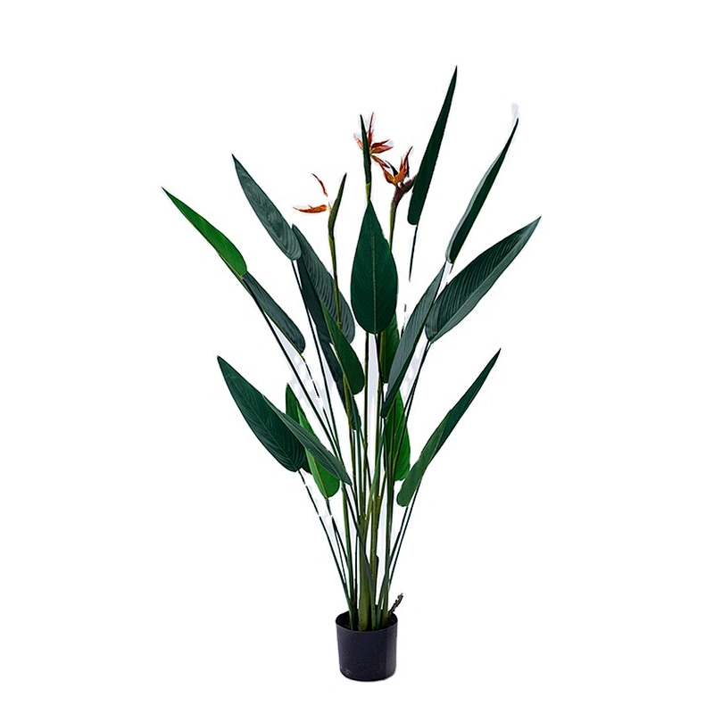 Factory Direct Sale Quickly Delivery Artificial Leaves Trees Paradise Bird Plant Bonsai Trees Paradise Bird