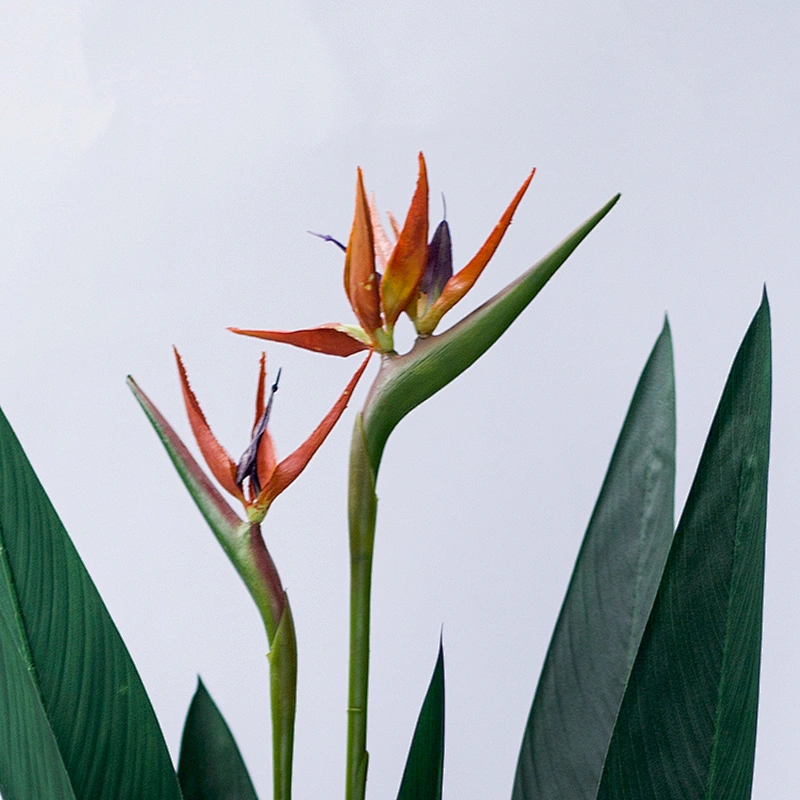 Artificial Paradise Bird Flower Tree making real touch artificial bonsai plant bird of paradise