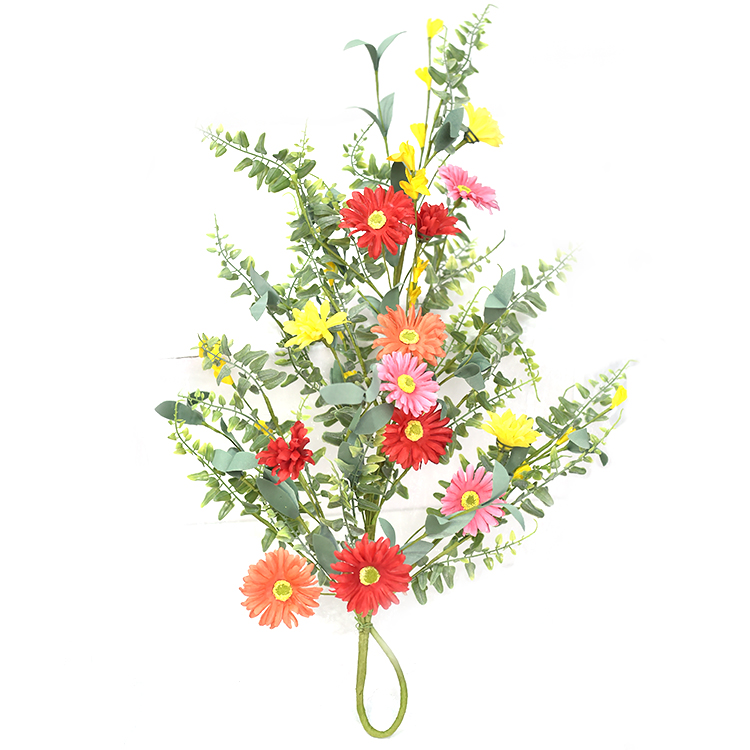 Handy Carfts Handmade Daisy Swag Real Touch Personalized Spring Flower Swag For Sale