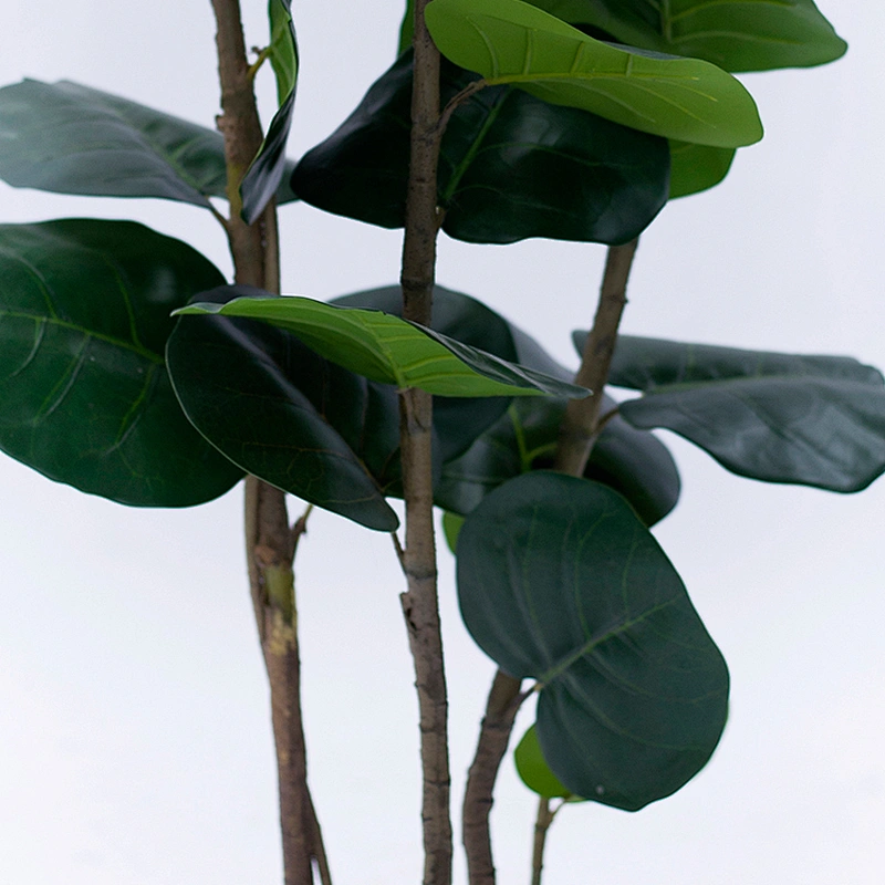 New Style indoor display trees fabric artificial leaves for decoration  artificial plants green