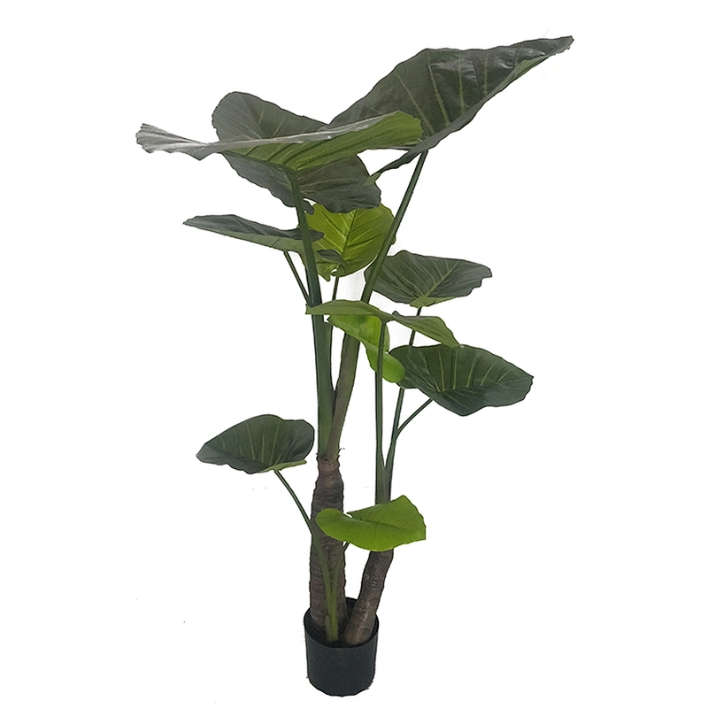 High Performance Artificial Decorative TARO Leaf Tree Artificial Green Tree Plant TARO Leaf Tree