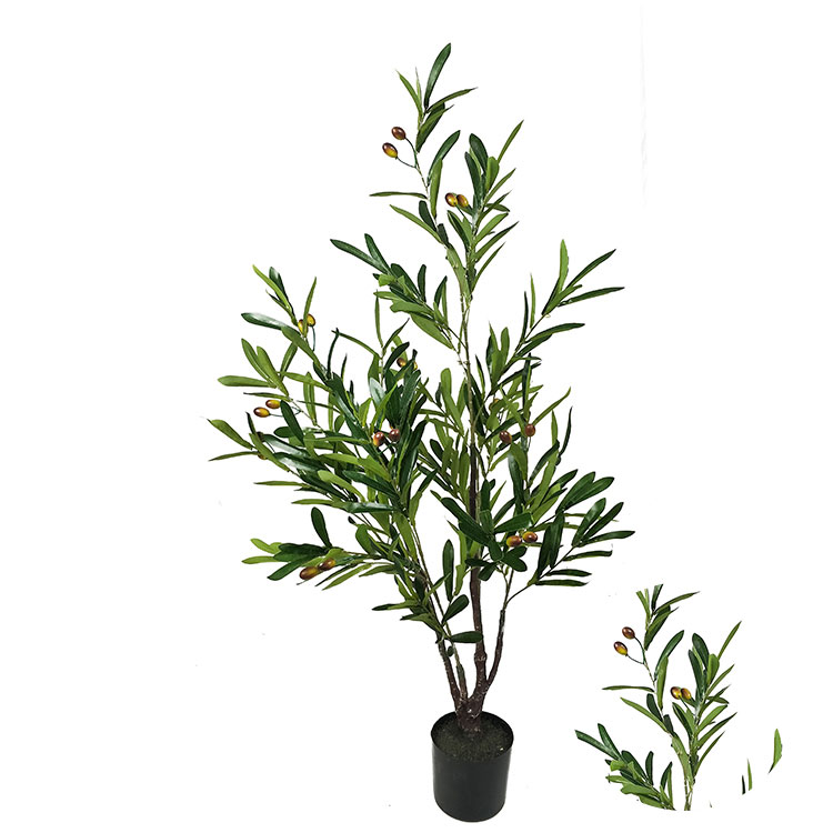 Garden Artificial Oliver Tree Plant Artificial Oliver Tree Plant For Living Decoration