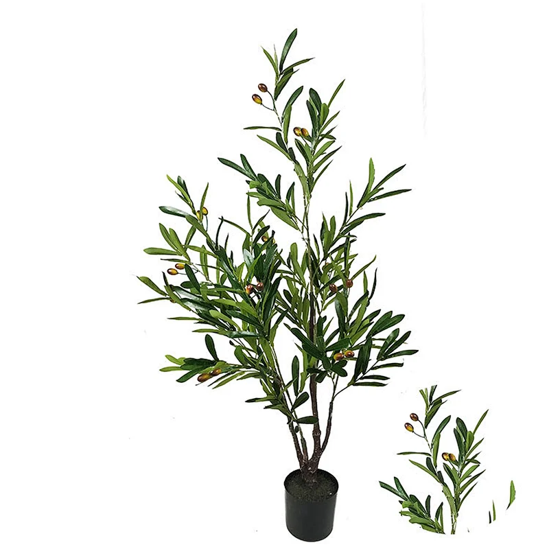 Garden Artificial Oliver Tree Plant Artificial Oliver Tree Plant For Living Decoration