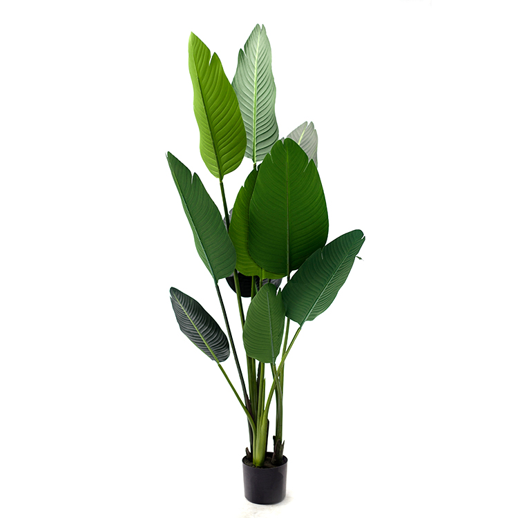 Hot Sale Huge Topiary Plastic Traveller's Tree Banana Tree Suppliers Artificial Banana Tree