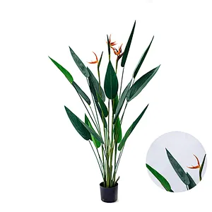 New style natural touch making artificial bonsai Artificial paradise bird artificial greenery plant