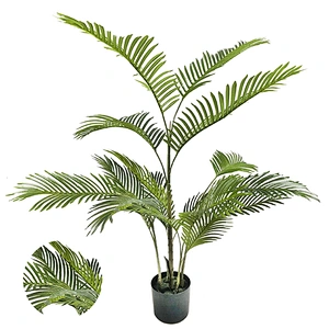 Home Decor Artificial Tree Areca Palm House Plant Potted Leaf Areca Palm Seedlings