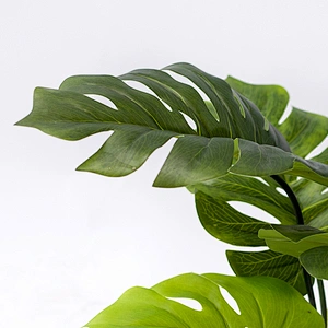 Variegata Artificial Monstera Leaf Decoration Artificial Monstera Tree For Home Office