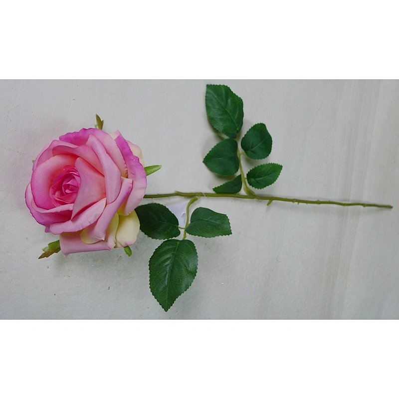 Wholesale Silk Rose Artificial Single Flowers Decorative