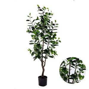 Nearly Natural Make Artificial Plants Artificial Banyan Tree plastic ficus tree on sale
