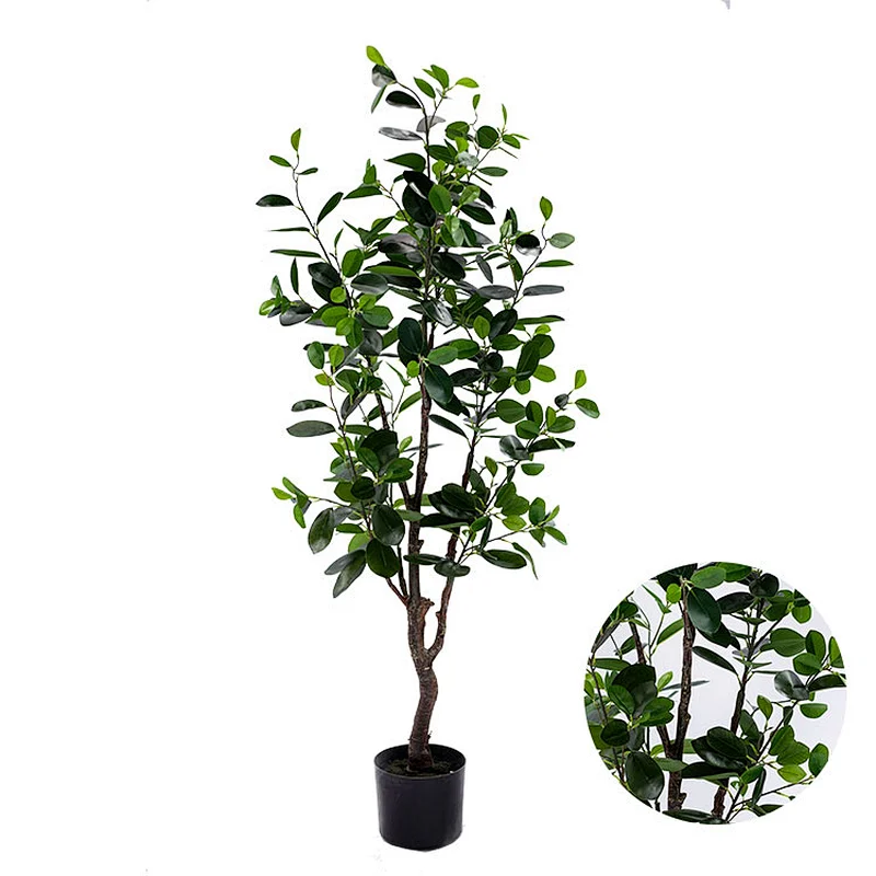 Nearly Natural Make Artificial Plants Artificial Banyan Tree plastic ficus tree on sale