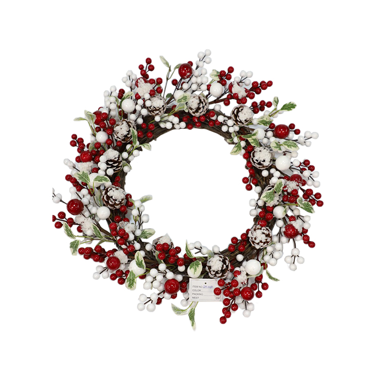 2020 New Arrival Products Outdoor Handmade Christmas Wreaths For Front Door Hanging