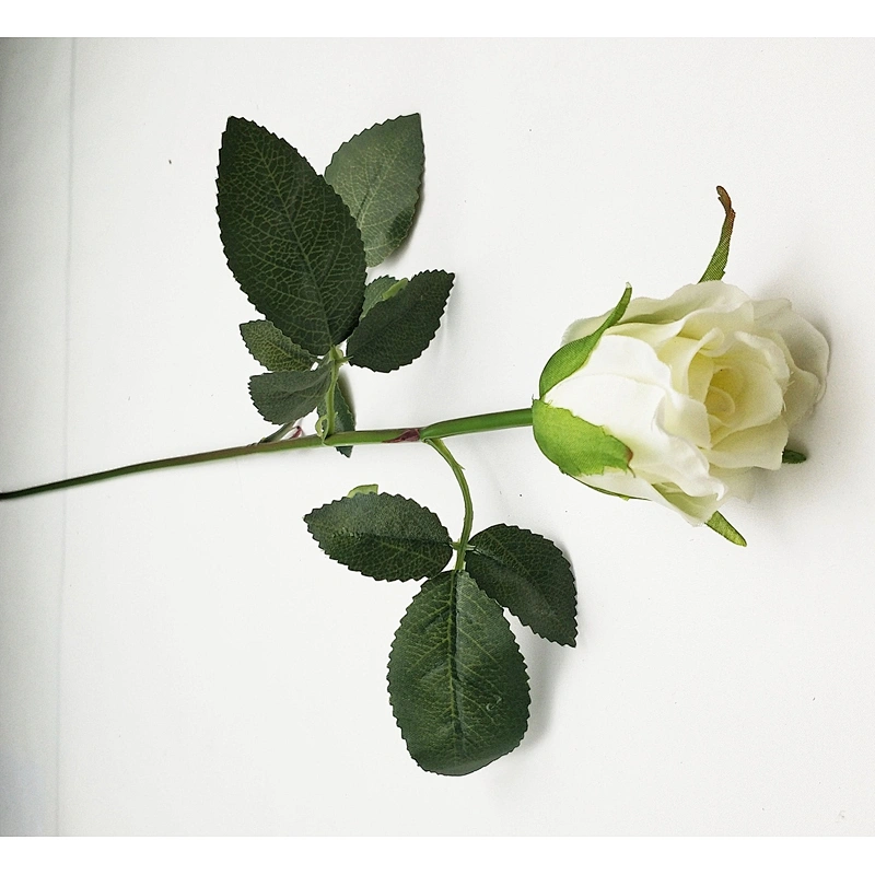 SIKYWAY:Hot sale Artificial silk rose single flowers spray for wedding home decoration spray 1001-MGHB-1T