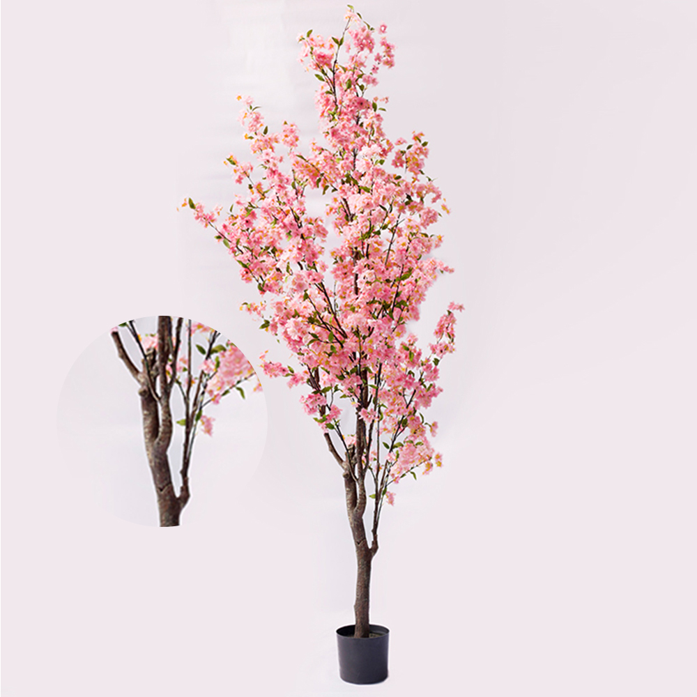 Home Office Large Outdoor Artificial Blossom Tree Eco-Friendly Cherry Blossom Trees