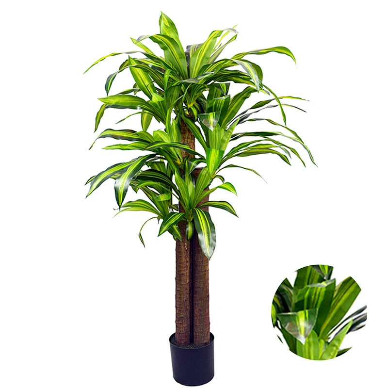 Houseplants Artificial Dracena Tree Vivid Business Office Outdoor Dracena Plants