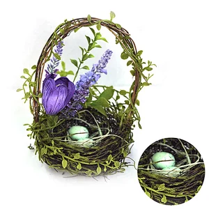 Easter Decorative Simulation Bird Nest Personalized Artificial Bird Nest Decorations