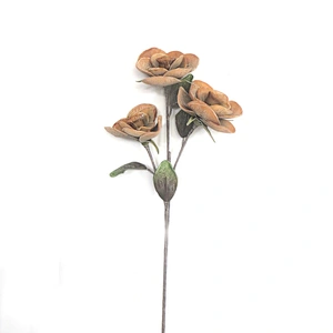 Popular Vivid Foam Wedding Flowers Customized Small Artificial Bulk Foam Flowers