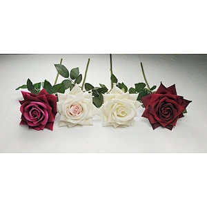 SIKYWAY:Hot sale Artificial silk rose bouquet flowers for wedding home decoration bouquet