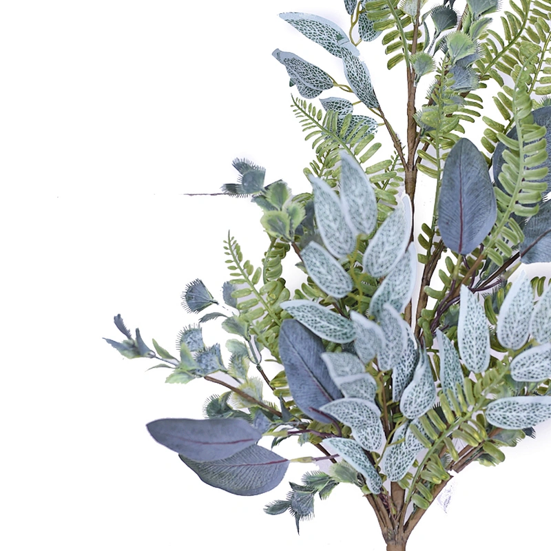 Artifical Real Touch Spring Greenery Teardrop Ornamental Hand wrapped Eucalyptus teardrop