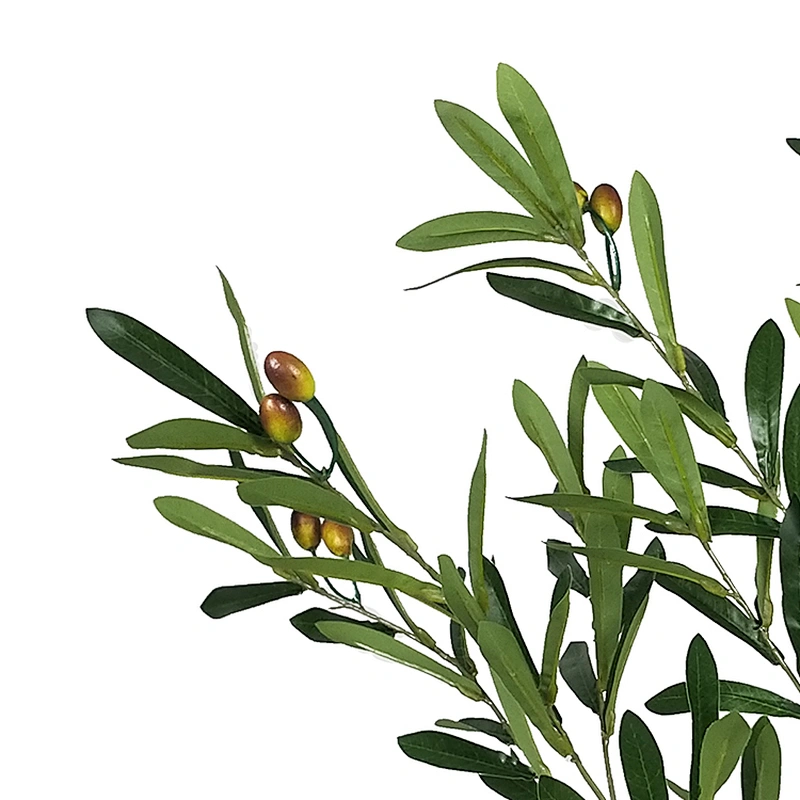 Ornamental  Real Touch Artificial Greenery Oliver Tree Artificial Oliver Tree For Decoration