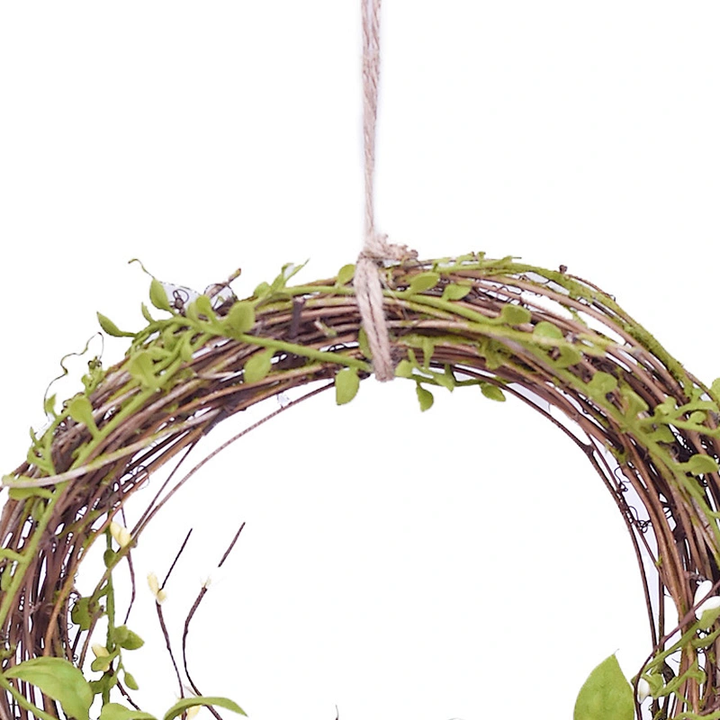 Real Touch Artifical Plant Spring Floral Easter Wreath Arts And Crafts Decoration Wreath