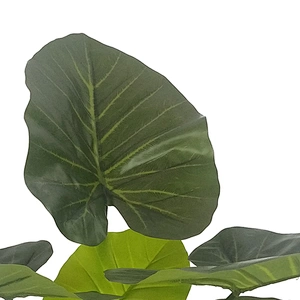 Wholesale Cheap Home Decoration Artificial Evergreen Plants Taro Leaves Decorative Taro Leaf Tree