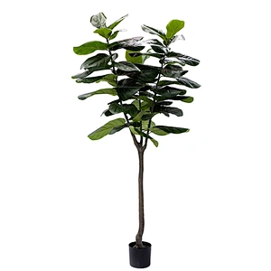 2020 NEW Outdoor Simulation Bonsai Green Tree Artificial Qin Yerong Plant